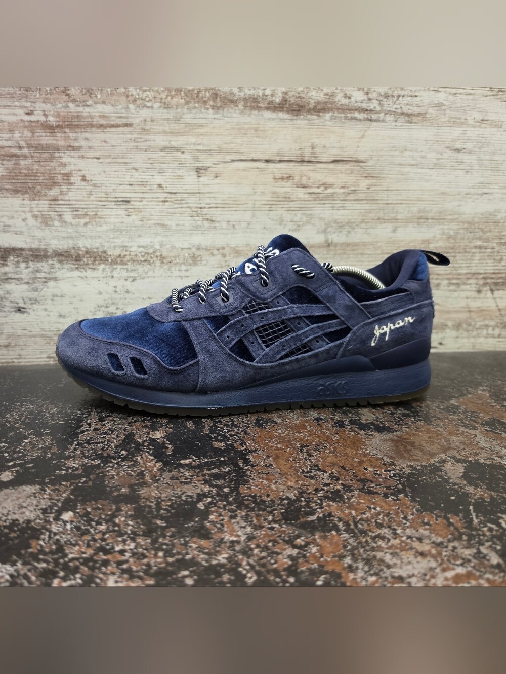 Mens Asics Gel Lyte Beams x Mita Souvenir Jacket Shoes Sz 12 Used Japan HQ725